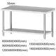 Commercial Kitchen Stainless Steel Worktop Tables Catering Prep Table /backplash