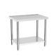 Commercial Prep Catering Table Stainless Steel Work Bench Kitchen Cabinets Shelf