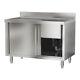Commercial Prep Catering Table Stainless Steel Work Bench Kitchen Sinks Cabinet