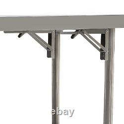 Commercial Prep Table Stainless Steel Kitchen Island Folding Table with 500kg Load
