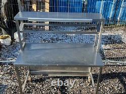 Commercial Stainless Pass Steel Table (1.3m) Re Description Re Delivery