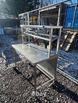 Commercial Stainless Pass Steel Table (1.3m) Re Description Re Delivery