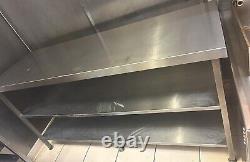 Commercial Stainless Steel Catering Table Kitchen Restaurant Food. 180 cmx 60 cm