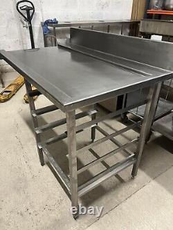 Commercial Stainless Steel Dishwasher Outlet Exit Table