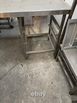 Commercial Stainless Steel Dishwasher Table Choice Of 6 Good Condition
