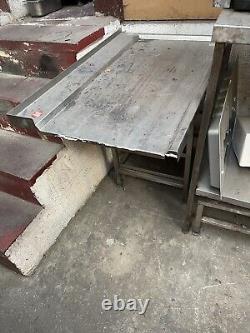 Commercial Stainless Steel Dishwasher Table Choice Of 6 Good Condition