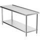 Commercial Stainless Steel Kitchen Food Prep Table Catering Storage Worktstation
