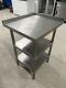 Commercial Stainless Steel Kitchen Food Prep Table With Shelving