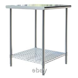 Commercial Stainless Steel Kitchen Prep Table Table Work Bench Worktop/backplash