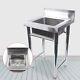 Commercial Stainless Steel Kitchen Sink With Legs Laundry Trough Bowl Wash Table
