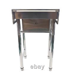 Commercial Stainless Steel Kitchen Sink with Legs Laundry Trough Bowl Wash Table