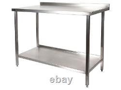 Commercial Stainless Steel Prep Table 1200mm X 600mm X 900mm