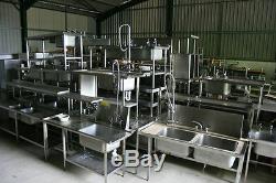 Commercial Stainless Steel Sinks Tables