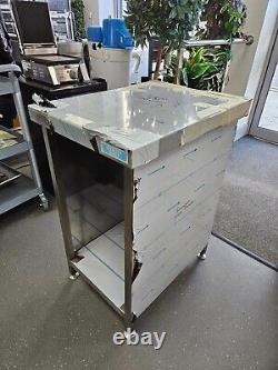 Commercial / Stainless Steel Stand/Table/Workbench Enclosed (500mm x 680mm) UK