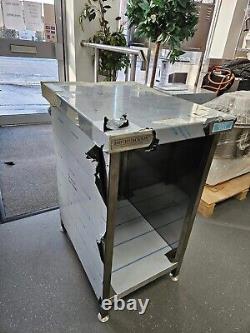 Commercial / Stainless Steel Stand/Table/Workbench Enclosed (500mm x 680mm) UK