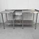 Commercial Stainless Steel Table Stand Work Bench Shelf