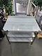 Commercial / Stainless Steel Table With 2 Undershelves (uk Made) (930mm X 630mm)