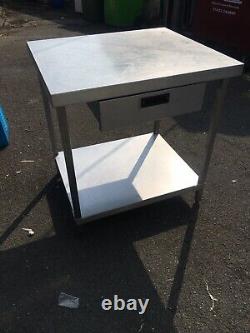 Commercial Stainless Steel Table With Draw