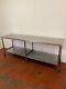 Commercial Stainless Steel Table On Wheels (2.4m) Re Description Re Delivery