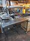 Commercial Stainless Steel Table With Double Heated Food Gantry Unit Vgc