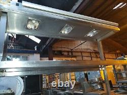 Commercial Stainless Steel Table with Double Heated Food Gantry Unit VGC