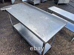 Commercial Stainless Steel Work Table With Under Shelf 150cm- Refurbished