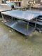 Commercial Stainless Steel Prep Wall Table With Under Shelf 180cm