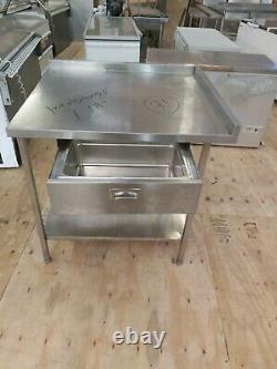 Commercial Stainless steel strong worktop table pizza oven stand 100X90X90 CM