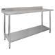 Commercial Table Stainless Steel Kitchen Prep Work Bench Catering Surface 6ft