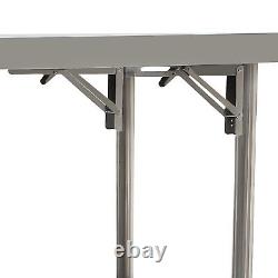 Commercial Worktable Workstation Folding Kitchen Food Prep Table Stainless Steel