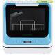 Cookology Cmdw2blue Mini Table Top Dishwasher With Baby Care & Fruit Wash