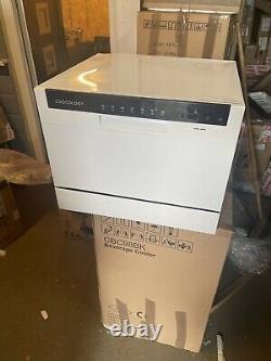 Cookology CTTD6WH Freestanding Compact Table Top Dishwasher White Eb22
