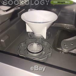 Silver Cookology 8 Place Setting XL Mini Table Top Dishwasher