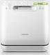 Cookology Mcdw2wh Mini Table Top Dishwasher, 2 Places In White