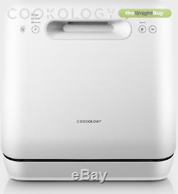 Cookology MCDW2WH Mini Table Top Dishwasher, 2 Places in White