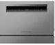 Cookology Tcd6sl Silver Touch Control Compact Table Top Dishwasher6 Places Eb23