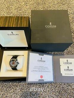 Corum Bubble Round Table Watch SS 2010 Automatic 45mm Limited Edition! Z08204154