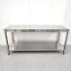Diaminox Stainless Steel Table Fully Welded 180cm W Prep High Quality Heavy D