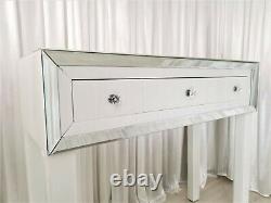 Dressing Table WHITE Mirrored Vanity Table PURO PREMIUM PLUS Console Desk SALE