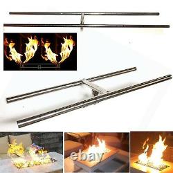 EasyFirePits Lifetime Warr 316 Stainless Gas H-Burners for Fire Pit/ Fire Tables