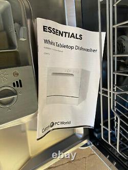 Essentials Cue Cdwtt15 Table Top Dishwasher Barely Used