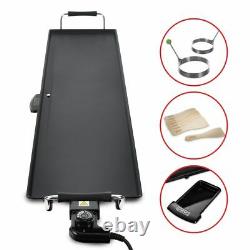 Extra Large Teppanyaki Grill Table Electric Hot Plate Bbq Griddle Camping 2000w