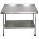 F20601z Stainless Steel Preparation Wall Table 1200mm X 600mm