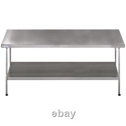 F20613Z Stainless Steel Centre Table 1200x650mm