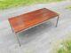 Florence Knoll, Rosewood And Stainless, Rare, Vintage, Coffee Table