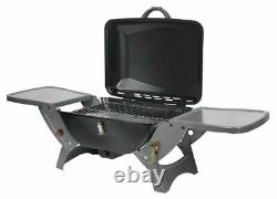 Folding Gas Barbecue Combo BBQ Trolley Portable Picnic Table Top Stove NEW