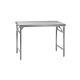 Folding Work Table Heavy Duty Stainless Steel Foldable Catering Table 4 Ft 120kg