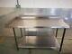 Food Preparation Kitchen Catering Table Stainless Steel