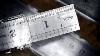 Forge Steel Stainless Steel Metal Rulers With Conversion Table 3 Piece Set 600mm 300mm 250mm