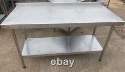 Franke Sissons Stainless Steel Wall Table with Upstand